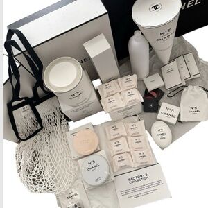 CHANEL No5 Bundle. Gels, soaps, bags, lotions + more. 100 Anniversary Factory 5.